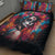 Mexico Day Of The Dead Quilt Bed Set Rose Catrina Goddess Sugar Skull - Wonder Print Shop