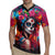 Mexico Day Of The Dead Rugby Jersey Rose Catrina Goddess Sugar Skull - Wonder Print Shop