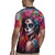 Mexico Day Of The Dead Rugby Jersey Rose Catrina Goddess Sugar Skull - Wonder Print Shop