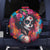 Mexico Day Of The Dead Spare Tire Cover Rose Catrina Goddess Sugar Skull - Wonder Print Shop