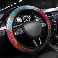 Mexico Day Of The Dead Steering Wheel Cover Rose Catrina Goddess Sugar Skull - Wonder Print Shop