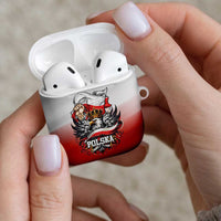 Poland Independence Day AirPods Case Polska White Eagle and Flag Style - Wonder Print Shop