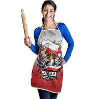 Poland Independence Day Apron Polska White Eagle and Flag Style - Wonder Print Shop