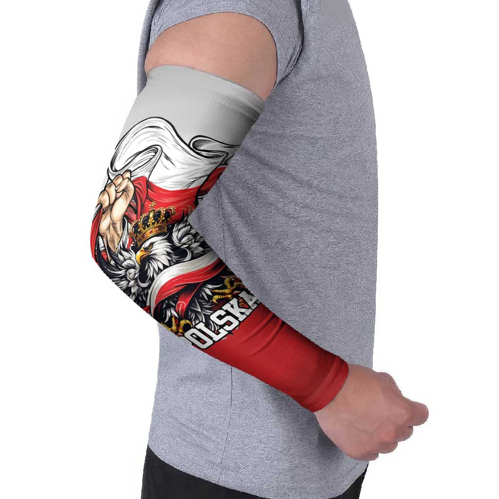 Poland Independence Day Arm Sleeves Polska White Eagle and Flag Style - Wonder Print Shop