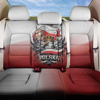 Poland Independence Day Back Car Seat Cover Polska White Eagle and Flag Style - Wonder Print Shop