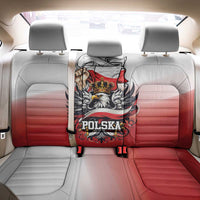 Poland Independence Day Back Car Seat Cover Polska White Eagle and Flag Style - Wonder Print Shop