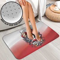 Poland Independence Day Bathroom Set Polska White Eagle and Flag Style - Wonder Print Shop