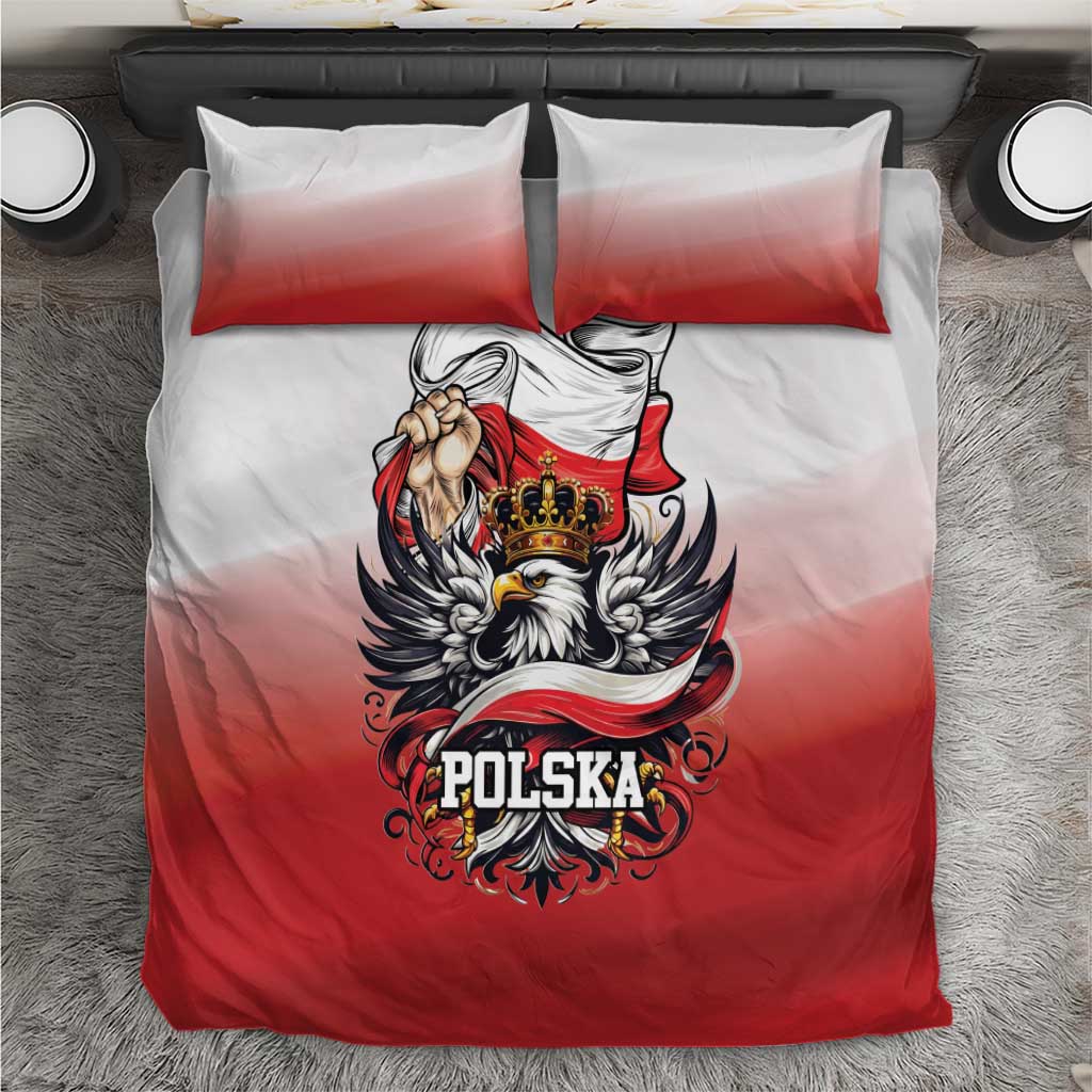 Poland Independence Day Bedding Set Polska White Eagle and Flag Style - Wonder Print Shop