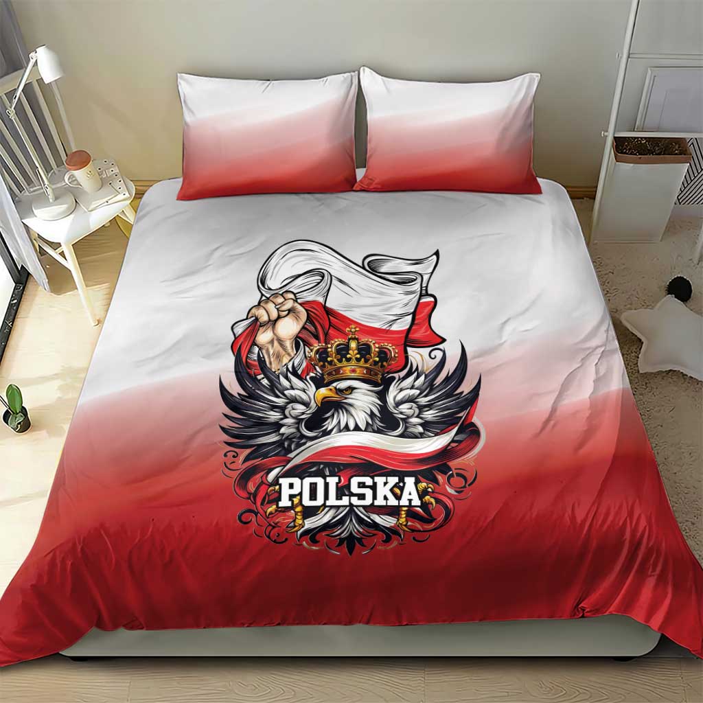 Poland Independence Day Bedding Set Polska White Eagle and Flag Style - Wonder Print Shop