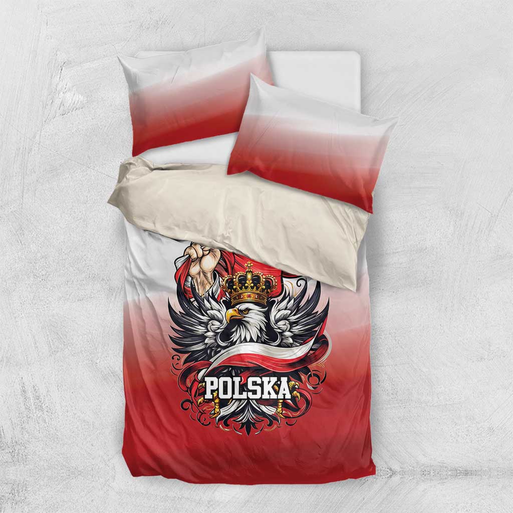 Poland Independence Day Bedding Set Polska White Eagle and Flag Style - Wonder Print Shop