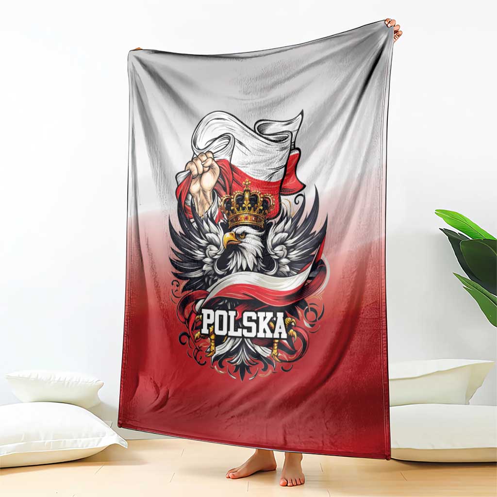 Poland Independence Day Blanket Polska White Eagle and Flag Style - Wonder Print Shop