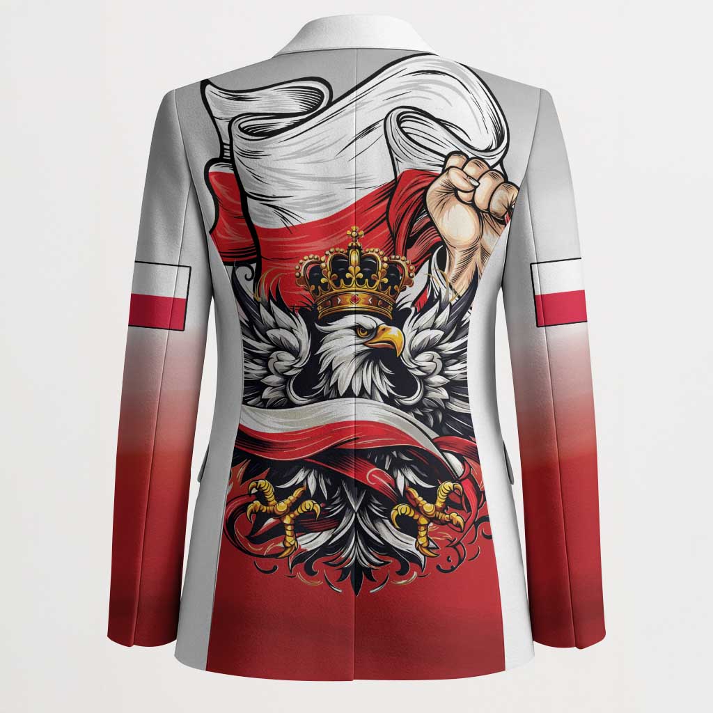 Poland Independence Day Blazer Polska White Eagle and Flag Style - Wonder Print Shop