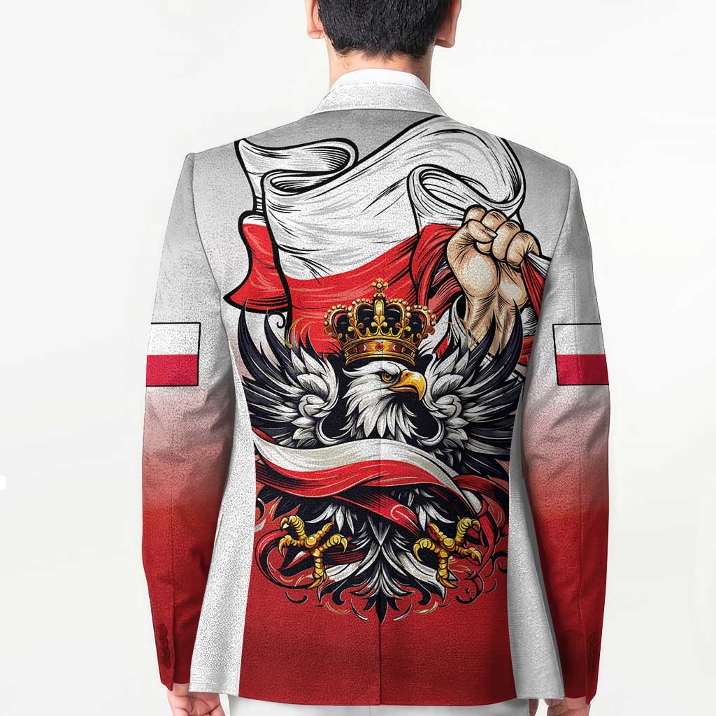Poland Independence Day Blazer Polska White Eagle and Flag Style - Wonder Print Shop