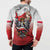 Poland Independence Day Button Sweatshirt Polska White Eagle and Flag Style - Wonder Print Shop