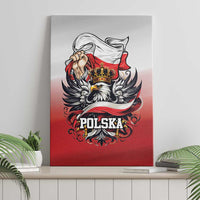 Poland Independence Day Canvas Wall Art Polska White Eagle and Flag Style - Wonder Print Shop