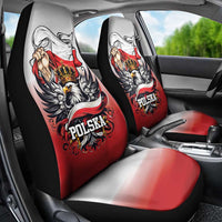 Poland Independence Day Car Seat Cover Polska White Eagle and Flag Style - Wonder Print Shop