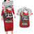 Poland Independence Day Couples Matching Long Sleeve Bodycon Dress and Hawaiian Shirt Polska White Eagle and Flag Style - Wonder Print Shop