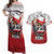 Poland Independence Day Couples Matching Off Shoulder Maxi Dress and Hawaiian Shirt Polska White Eagle and Flag Style - Wonder Print Shop
