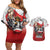 Poland Independence Day Couples Matching Off Shoulder Short Dress and Hawaiian Shirt Polska White Eagle and Flag Style - Wonder Print Shop