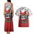 Poland Independence Day Couples Matching Tank Maxi Dress and Hawaiian Shirt Polska White Eagle and Flag Style - Wonder Print Shop