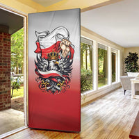 Poland Independence Day Door Cover Polska White Eagle and Flag Style - Wonder Print Shop