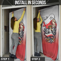 Poland Independence Day Door Cover Polska White Eagle and Flag Style - Wonder Print Shop