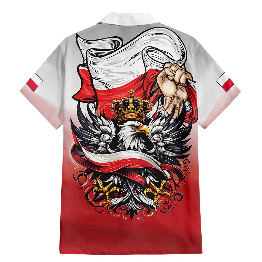 Poland Independence Day Family Matching Mermaid Dress and Hawaiian Shirt Polska White Eagle and Flag Style - Wonder Print Shop