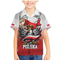 Poland Independence Day Family Matching Mermaid Dress and Hawaiian Shirt Polska White Eagle and Flag Style - Wonder Print Shop