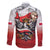 Poland Independence Day Family Matching Off Shoulder Short Dress and Hawaiian Shirt Polska White Eagle and Flag Style - Wonder Print Shop