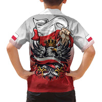 Poland Independence Day Family Matching Puletasi and Hawaiian Shirt Polska White Eagle and Flag Style - Wonder Print Shop