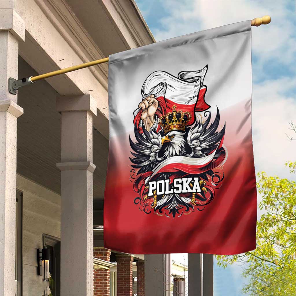 Poland Independence Day Garden Flag Polska White Eagle and Flag Style - Wonder Print Shop
