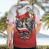 Poland Independence Day Hawaiian Shirt Polska White Eagle and Flag Style - Wonder Print Shop
