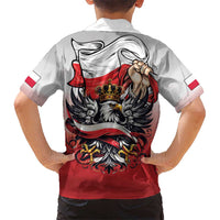 Poland Independence Day Kid Hawaiian Shirt Polska White Eagle and Flag Style - Wonder Print Shop