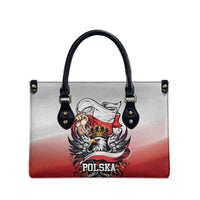 Poland Independence Day Leather Bag Polska White Eagle and Flag Style - Wonder Print Shop