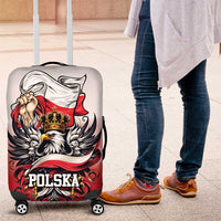 Poland Independence Day Luggage Cover Polska White Eagle and Flag Style - Wonder Print Shop