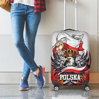 Poland Independence Day Luggage Cover Polska White Eagle and Flag Style - Wonder Print Shop