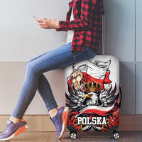 Poland Independence Day Luggage Cover Polska White Eagle and Flag Style - Wonder Print Shop