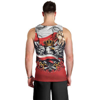 Poland Independence Day Men Tank Top Polska White Eagle and Flag Style - Wonder Print Shop