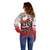Poland Independence Day Off Shoulder Sweater Polska White Eagle and Flag Style - Wonder Print Shop