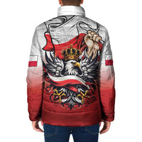 Poland Independence Day Padded Jacket Polska White Eagle and Flag Style - Wonder Print Shop