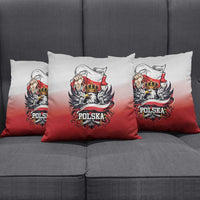 Poland Independence Day Pillow Cover Polska White Eagle and Flag Style - Wonder Print Shop