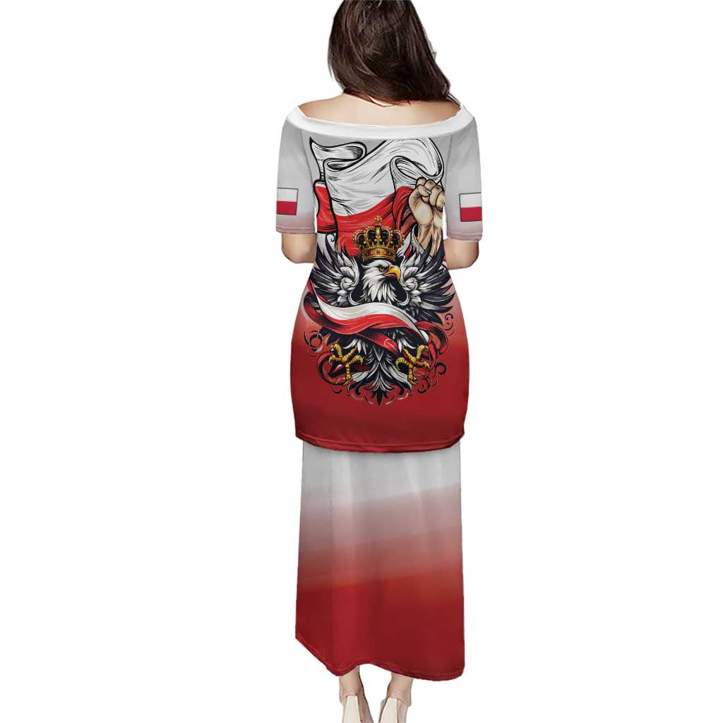 Poland Independence Day Puletasi Polska White Eagle and Flag Style - Wonder Print Shop