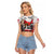 Poland Independence Day Raglan Cropped T Shirt Polska White Eagle and Flag Style - Wonder Print Shop