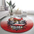 Poland Independence Day Round Carpet Polska White Eagle and Flag Style - Wonder Print Shop