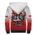 Poland Independence Day Sherpa Hoodie Polska White Eagle and Flag Style - Wonder Print Shop