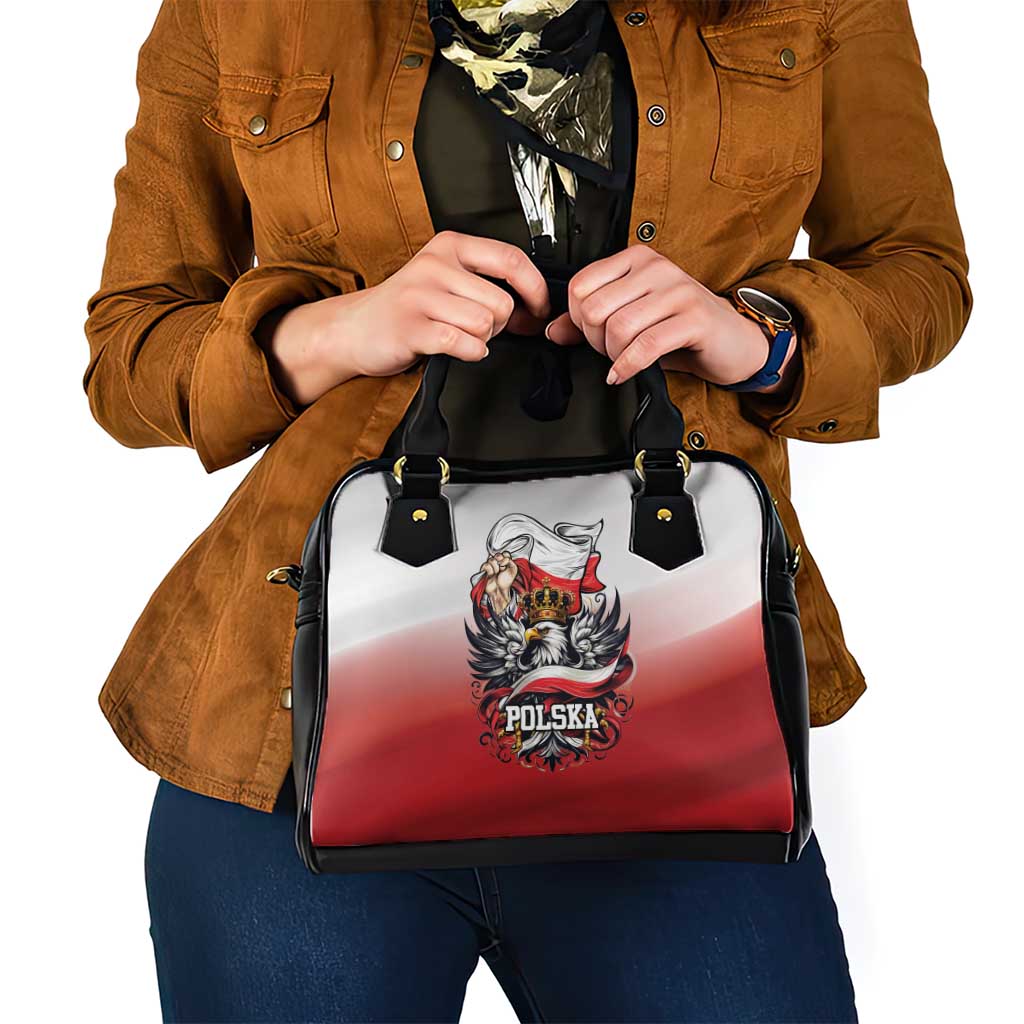 Poland Independence Day Shoulder Handbag Polska White Eagle and Flag Style - Wonder Print Shop