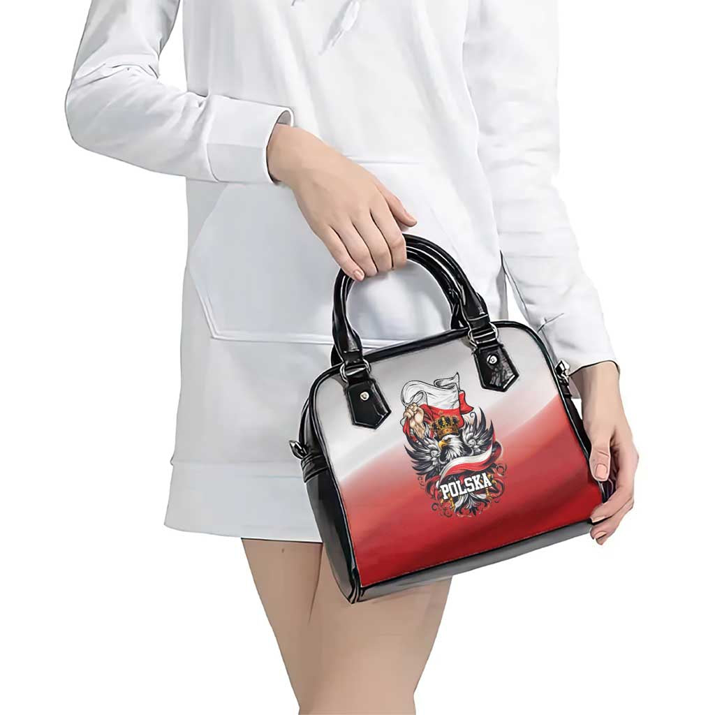 Poland Independence Day Shoulder Handbag Polska White Eagle and Flag Style - Wonder Print Shop