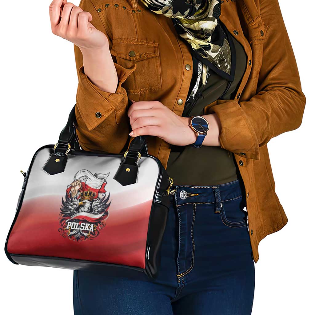 Poland Independence Day Shoulder Handbag Polska White Eagle and Flag Style - Wonder Print Shop