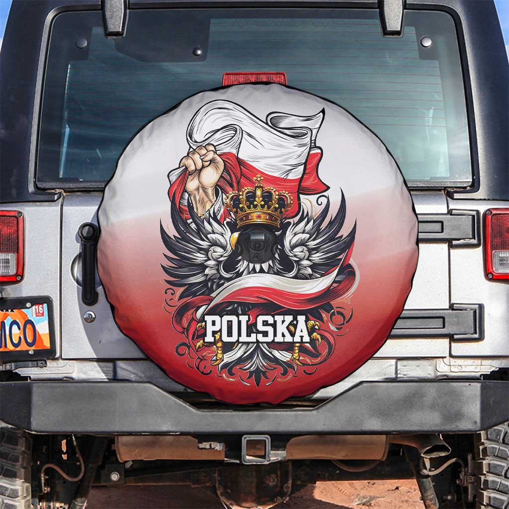 Poland Independence Day Spare Tire Cover Polska White Eagle and Flag Style - Wonder Print Shop