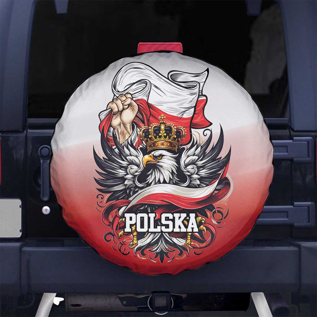 Poland Independence Day Spare Tire Cover Polska White Eagle and Flag Style - Wonder Print Shop